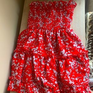 Beautiful strapless sundress